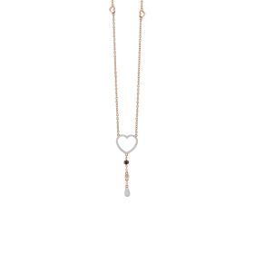 Roségold, Halsschmuck, Al Coro Goccia Collier C367BSR