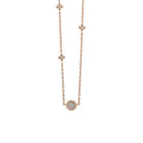 Roségold, Halsschmuck, Al Coro Palladio Collier C262R