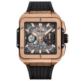 Herrenuhr, Hublot Square Bang Unico King Gold 821.OX.0180.RX