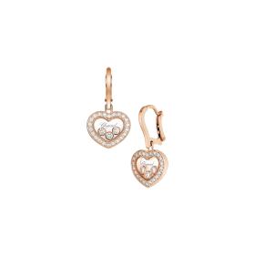 Roségold, Ohrringe, Chopard Happy Diamonds Icons Ohrhänger 83A611-5401