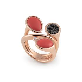 Roségold, Ringe, Al Coro Candy Ring R7504CORBS