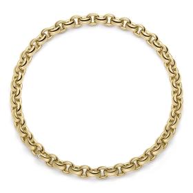 Gelbgold, Halsschmuck, IsabelleFa Collier "ChaCha 11" 04111-45BKL-GG