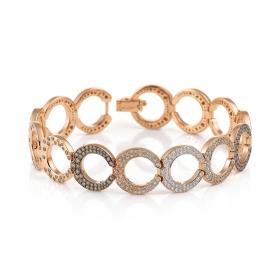 Roségold, Armschmuck, Al Coro Mezzaluna Armband NB8350BWR