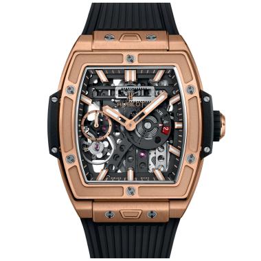 Herrenuhr, Handaufzug, Hublot Spirit of Big Bang Meca-10 King Gold