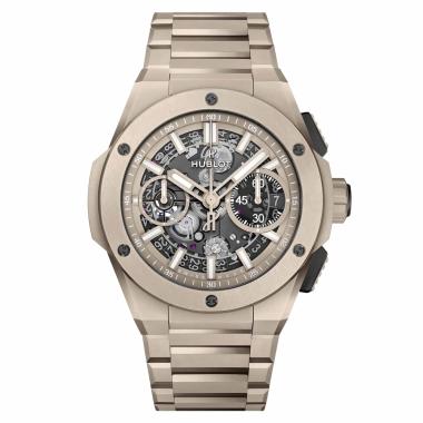 Herrenuhr, Automatik, Hublot Big Bang Integrated Beige Ceramic