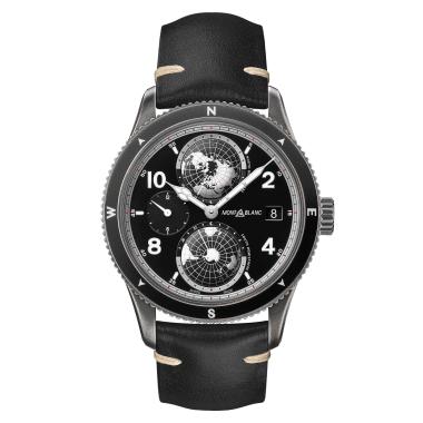 Herrenuhr, Automatik, Montblanc Montblanc 1858 Geosphere Ultra-Black Limited Edition 