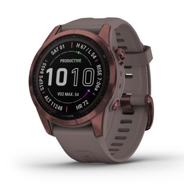 Unisex, Quarzwerk, Garmin fēnix® 7S Sapphire Solar