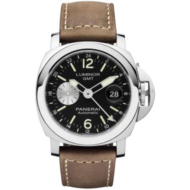 Herrenuhr, Automatik, Panerai Luminor GMT Automatic Acciaio