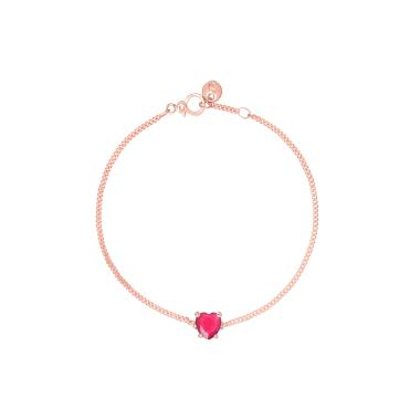 Armschmuck, Roségold, DoDo Armband Herz