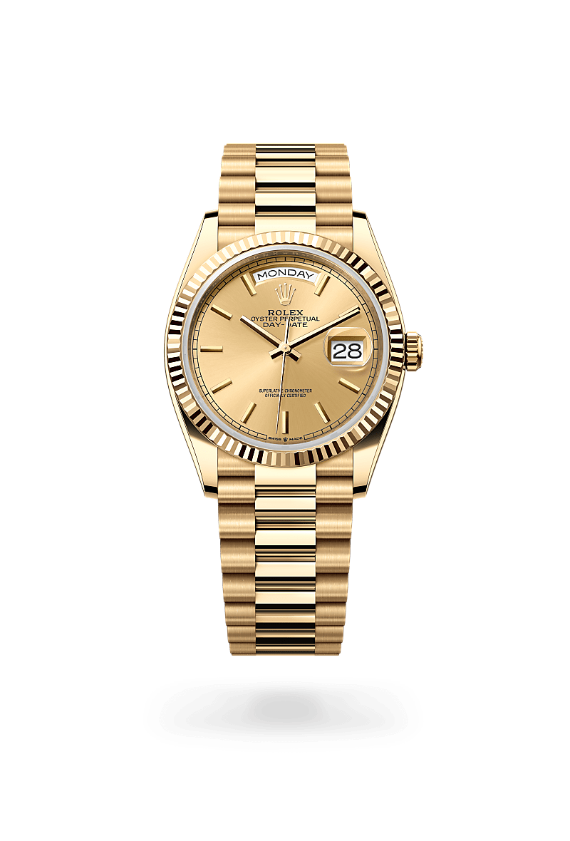 Rolex Day-Date 36 M128238-0045 Herrenuhr / Damenuhr - Oyster, 36 mm, Gelbgold 