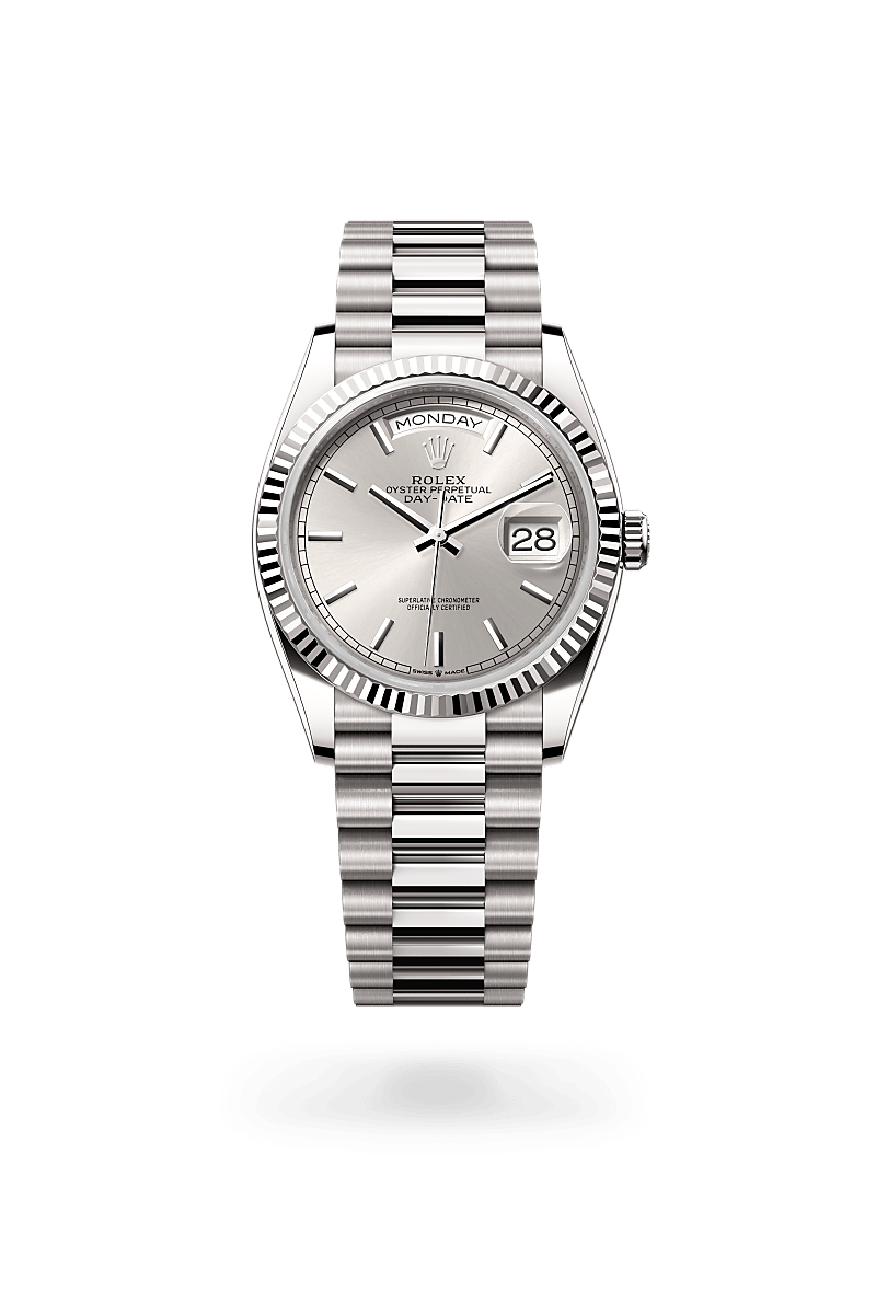 Rolex Day Date 36 in 18 Karat WeiBgold M128239 0005 Juwelier Weber