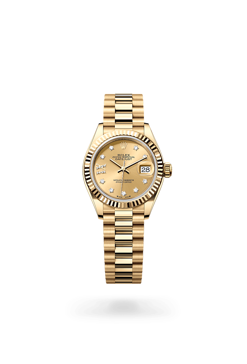 Rolex Lady-Datejust M279178-0013 Herrenuhr / Damenuhr - Oyster, 28 mm, Gelbgold 